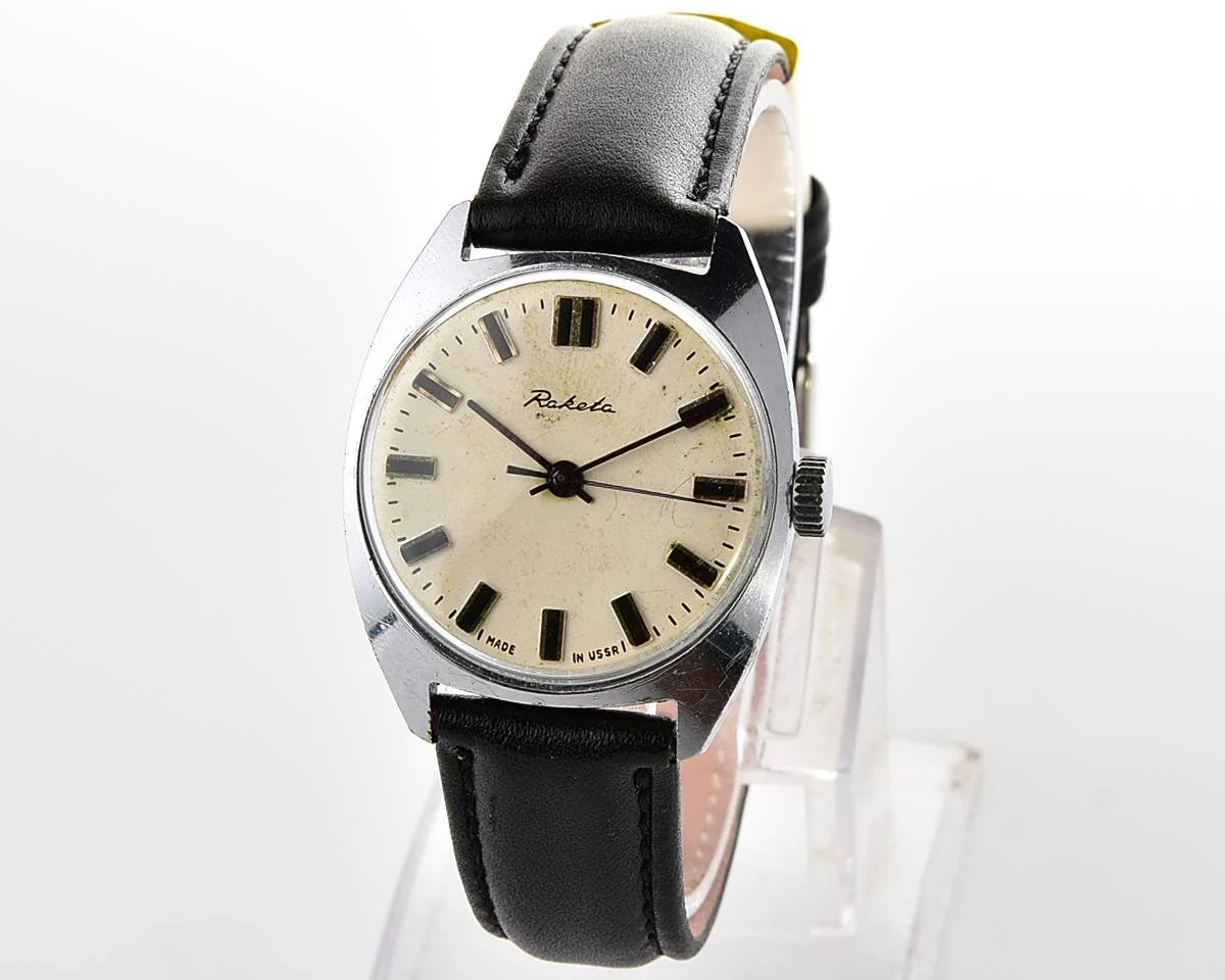 Soviet Raketa vintage mechanical watch