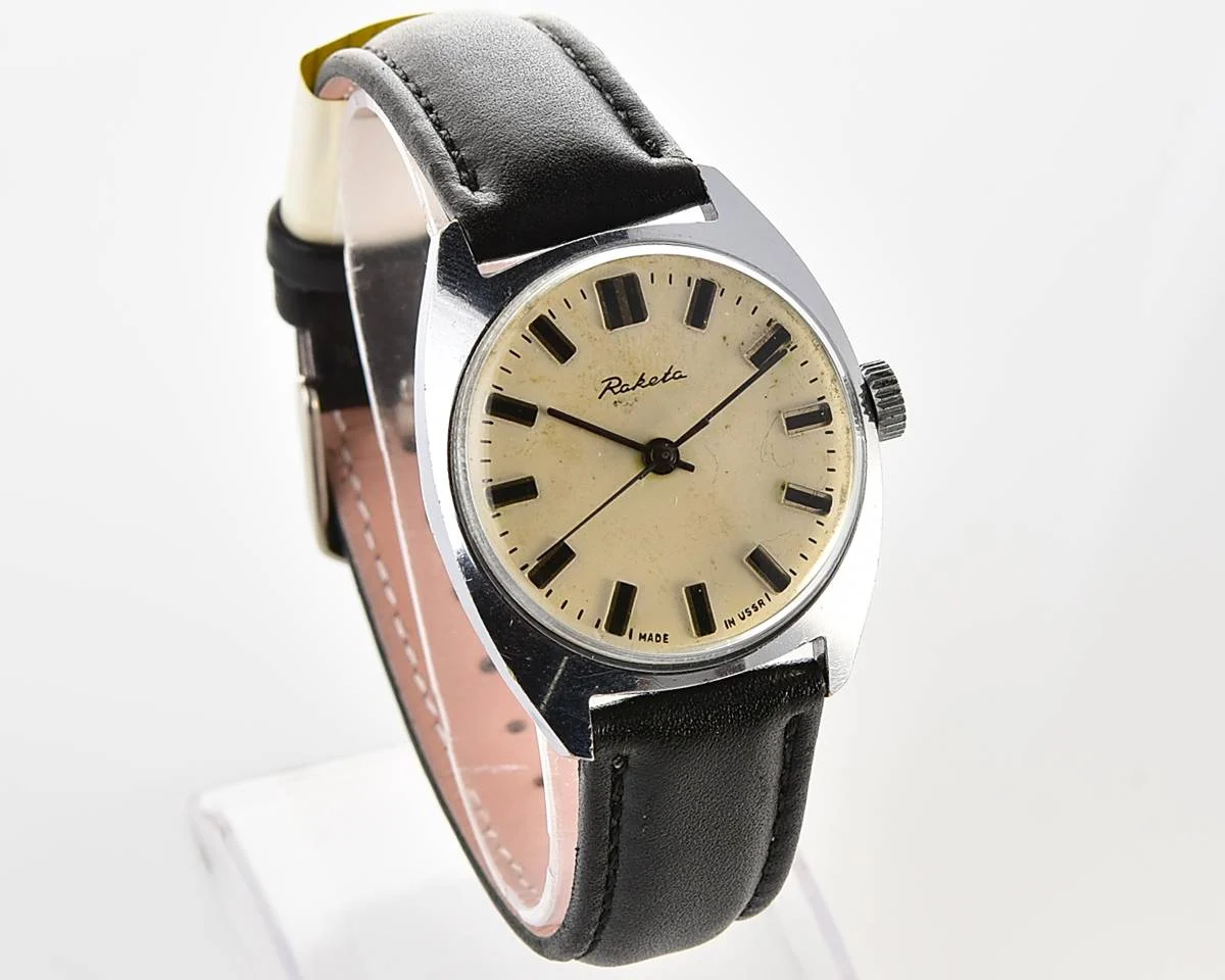Soviet Raketa vintage mechanical watch