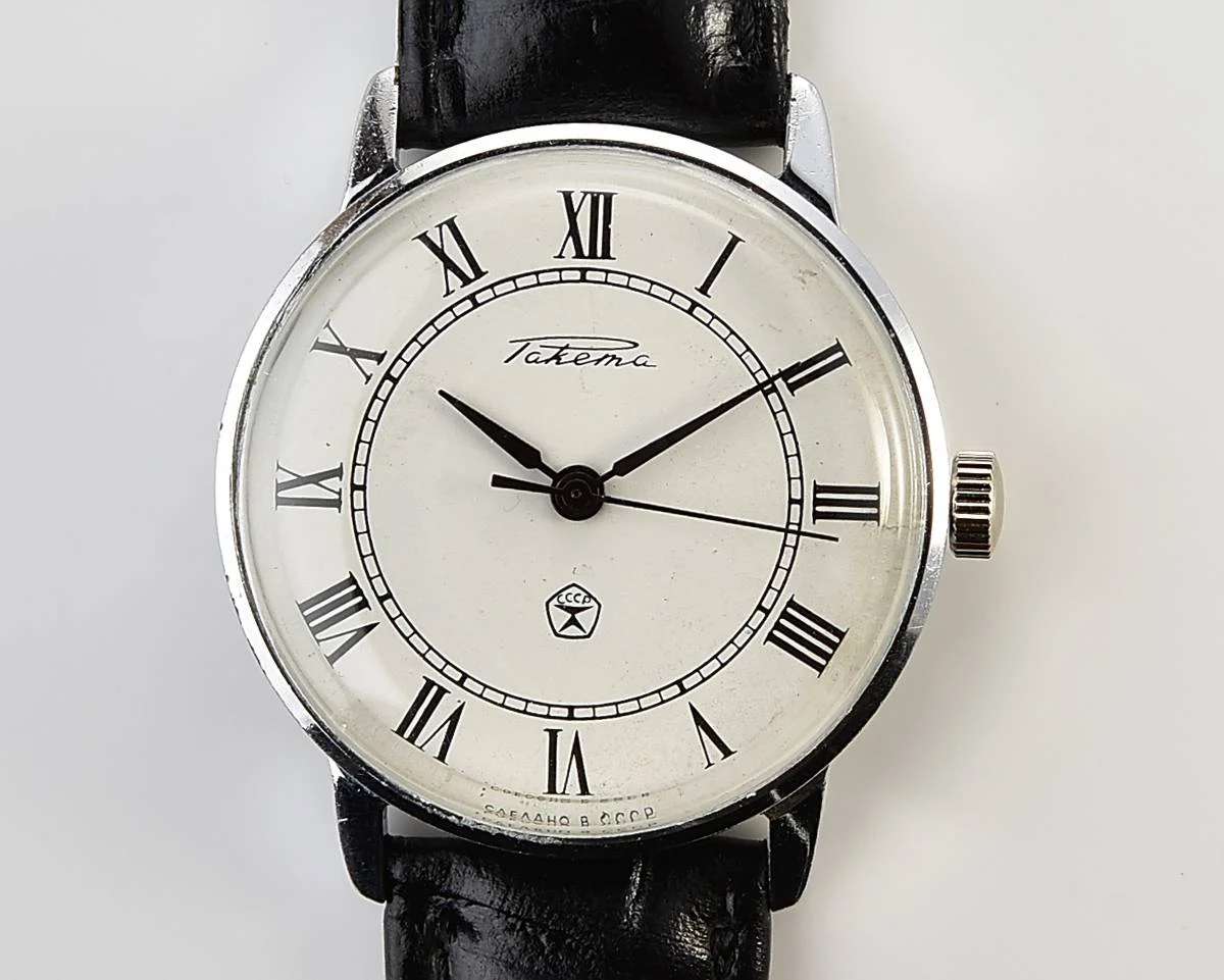 Soviet Raketa vintage mechanical watch