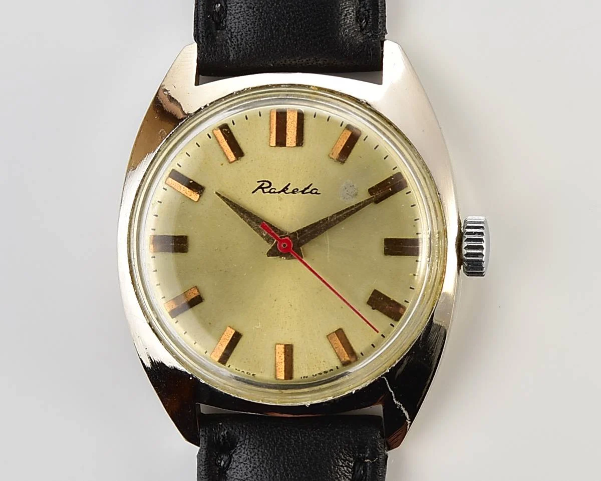 Soviet Raketa vintage mechanical watch