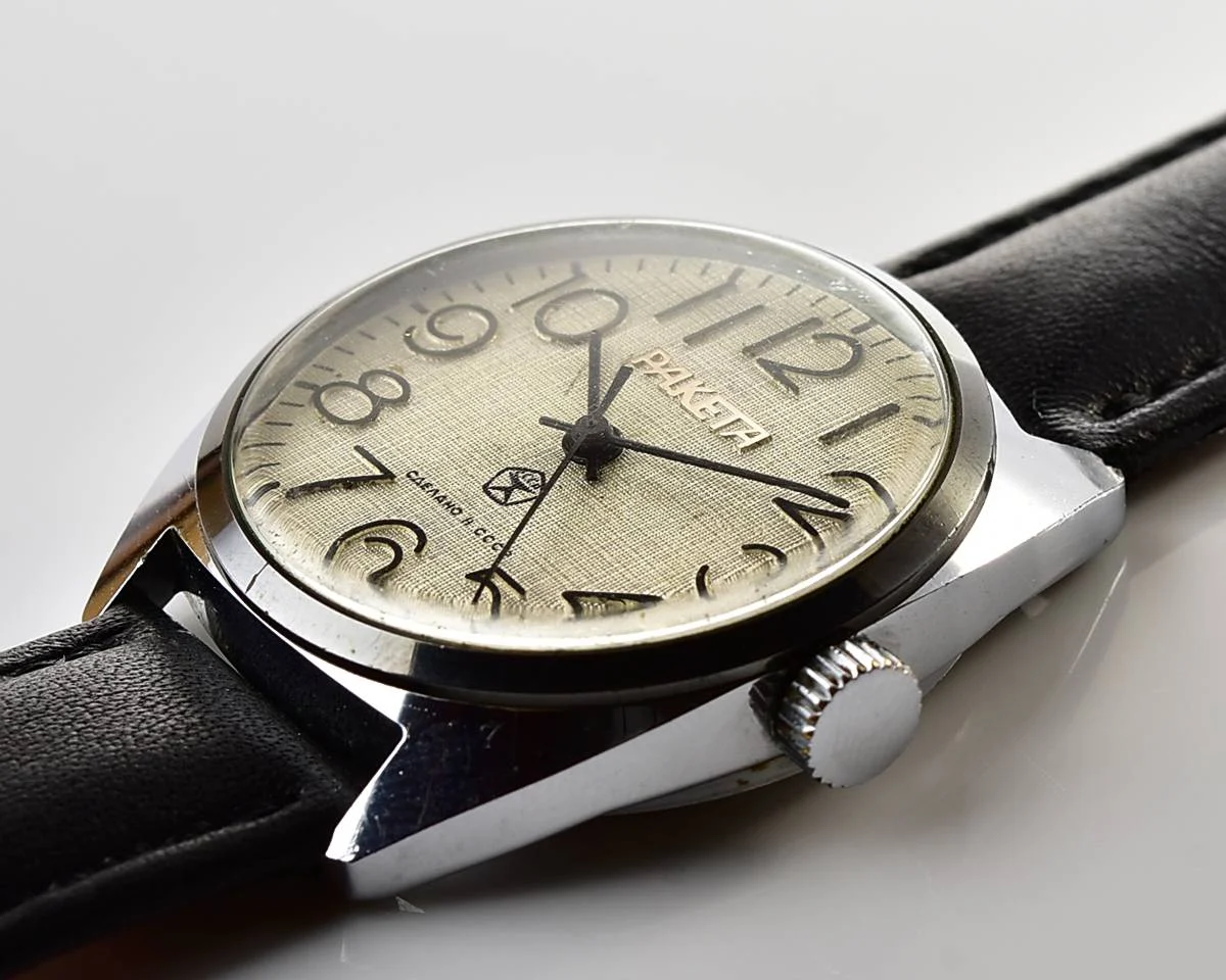 Soviet vintage Raketa mechanical watch