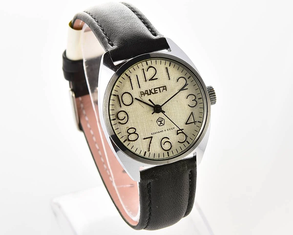 Soviet vintage Raketa mechanical watch