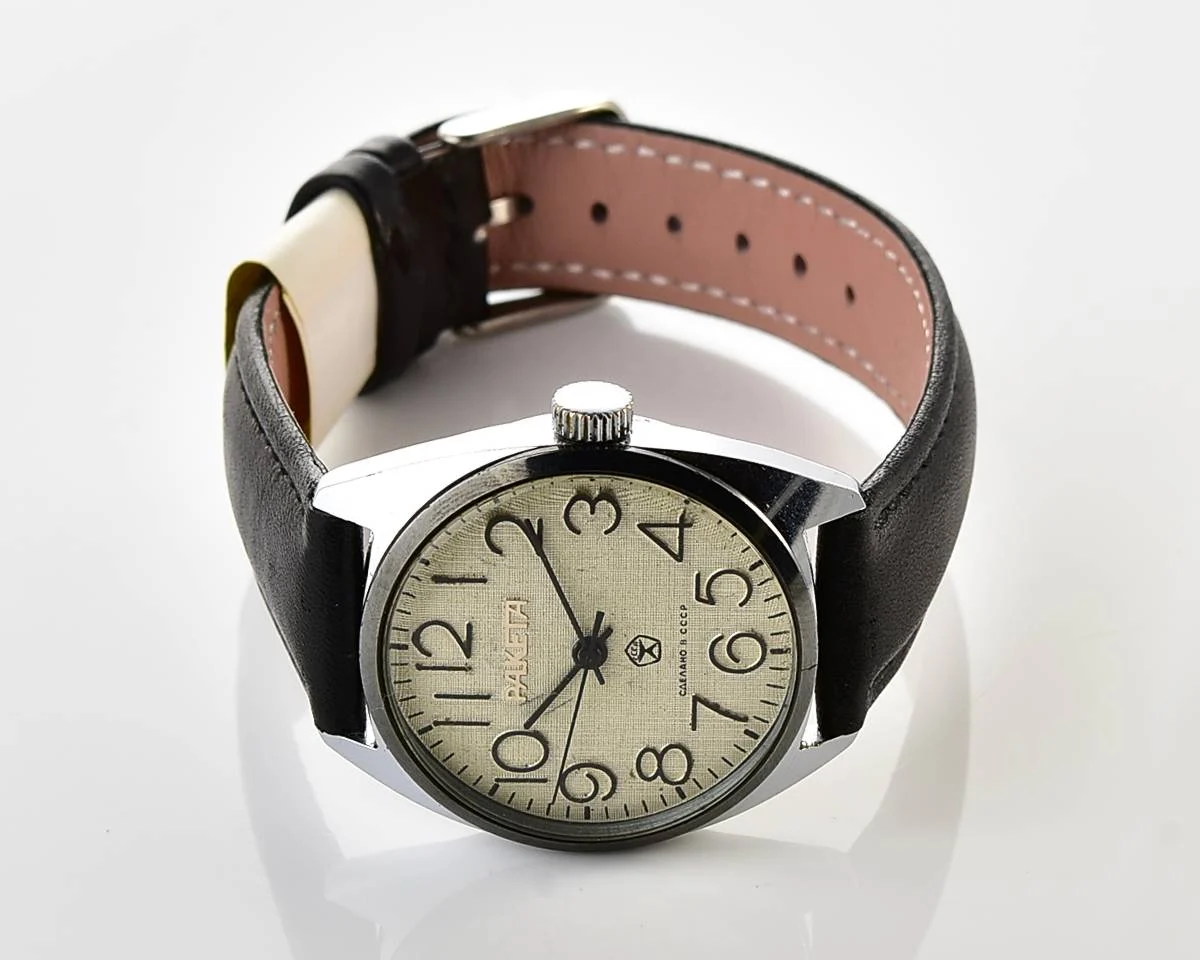Soviet vintage Raketa mechanical watch