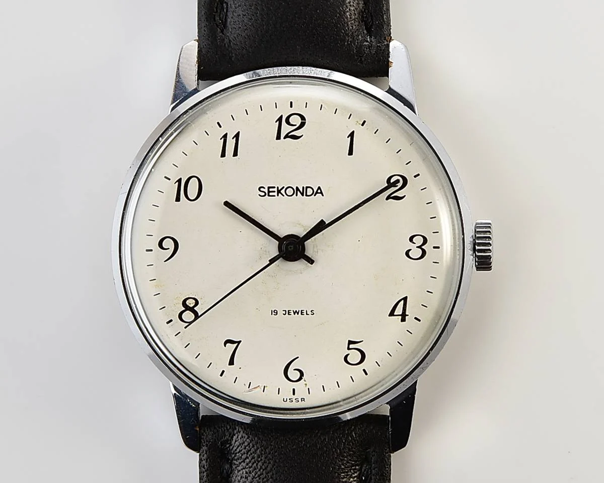 Soviet Sekonda vintage mechanical wrist watch