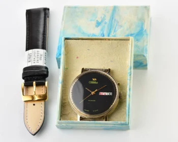 Excellent Slava Soviet gold-plated mechanical vintage watch