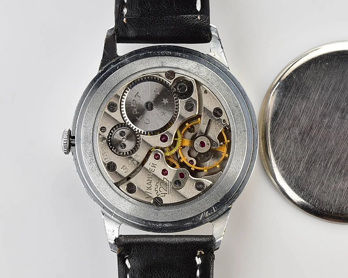Rare! Start vintage Soviet classic mechanical watch, 3rd quarter of 1956