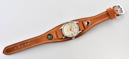 Sturmanskie genuine leather compass strap - light brown - 18mm