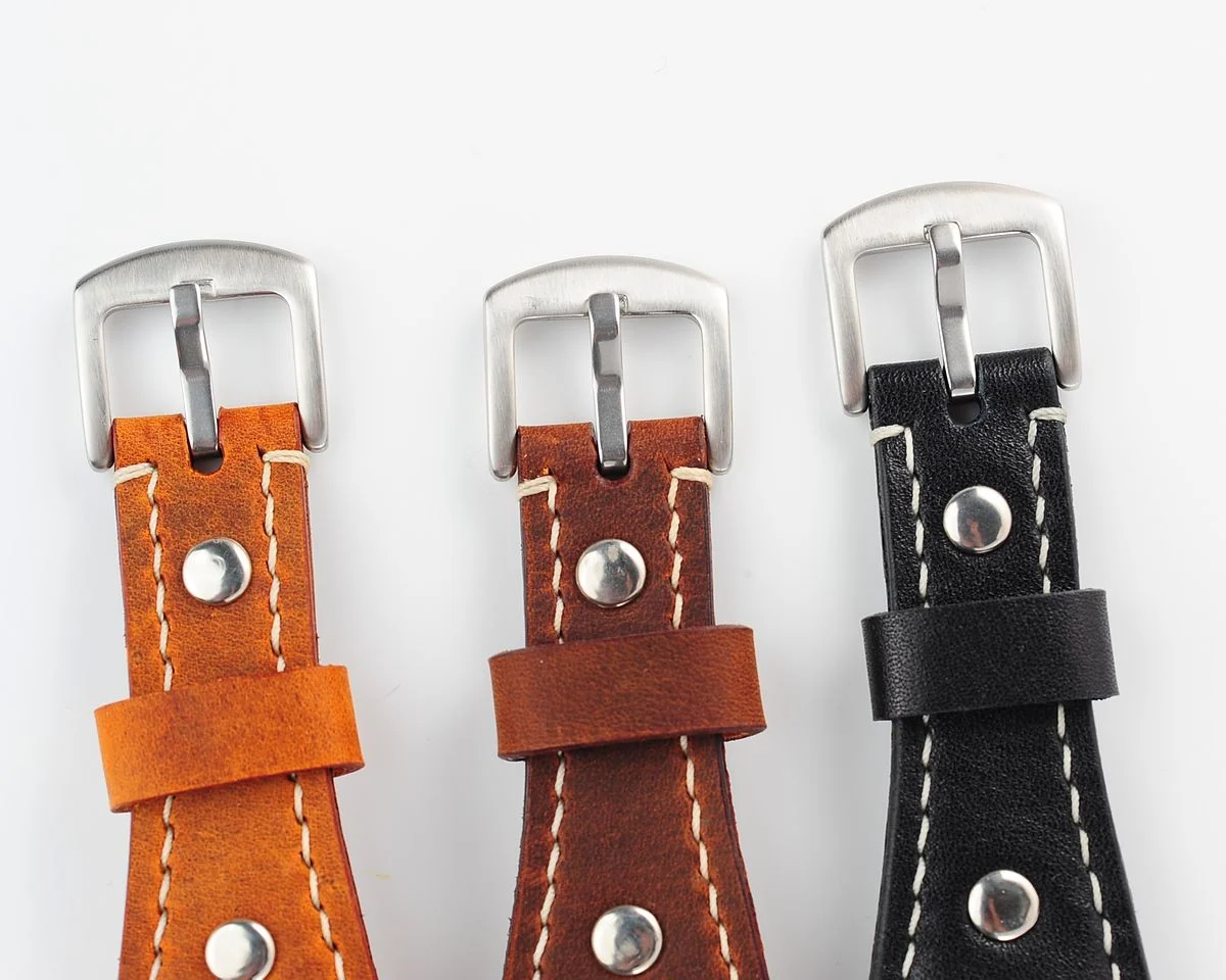 Sturmanskie genuine leather compass strap - light brown
