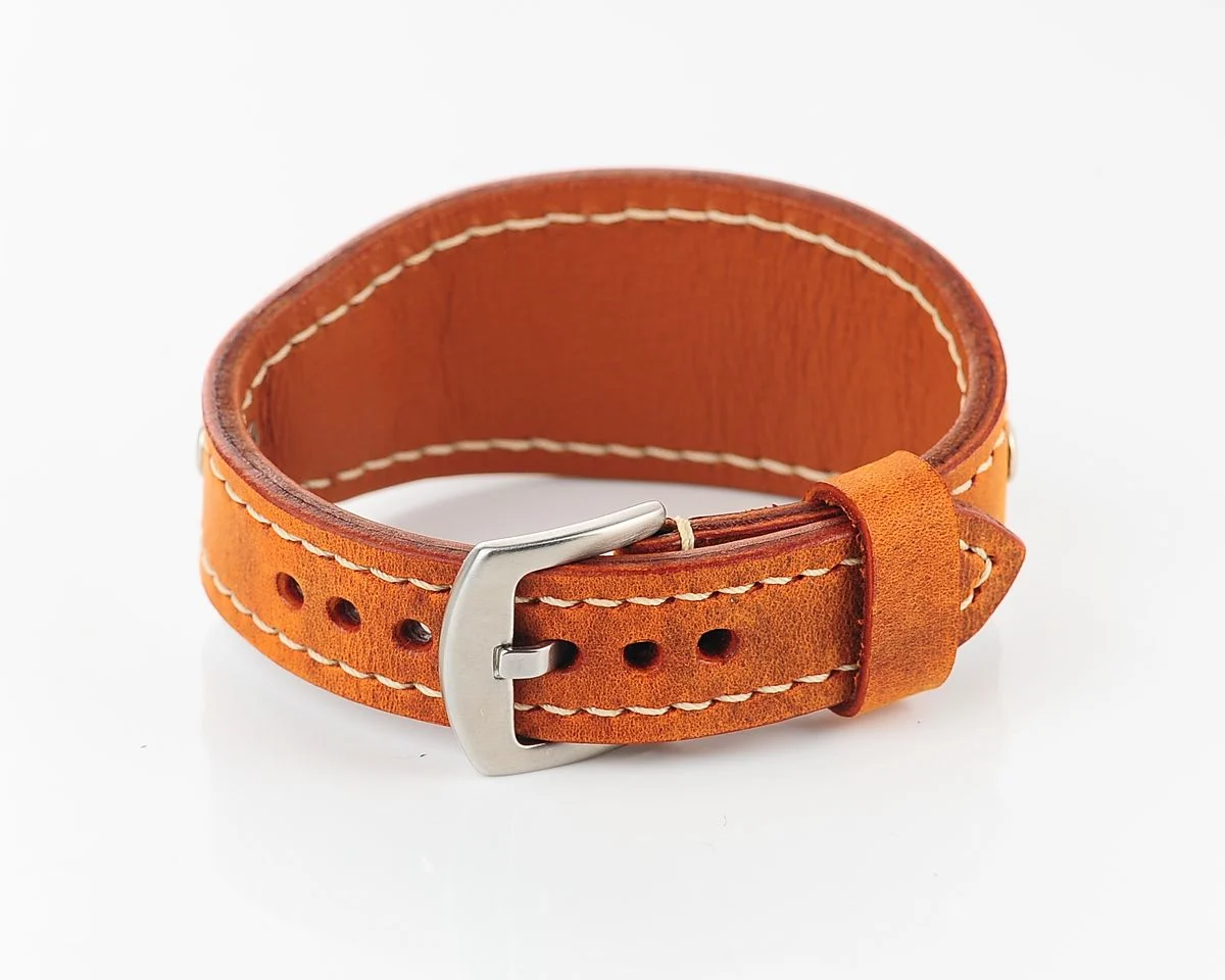 Sturmanskie genuine leather compass strap - light brown