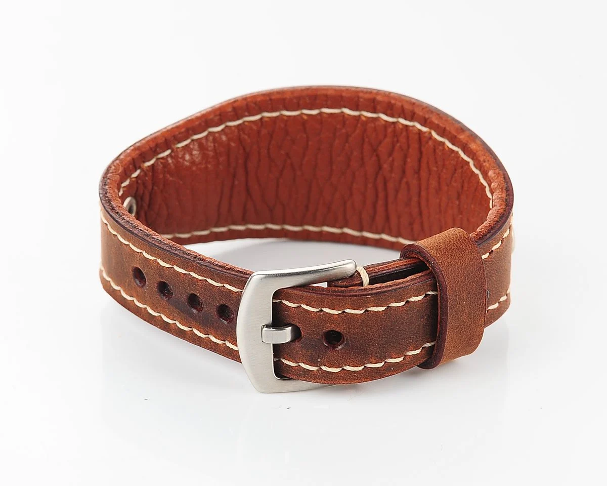 Sturmanskie genuine leather compass strap - dark brown