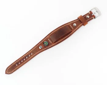 Sturmanskie genuine leather compass strap - dark brown