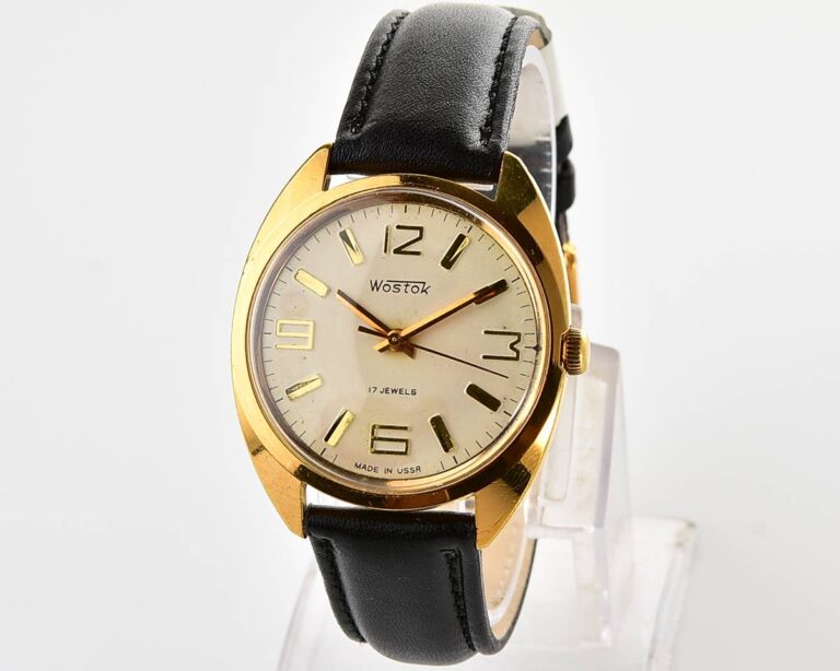 Excellent soviet gold-plated Vostok (Wostok) mechanical watch