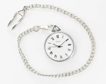 Mechanical Raketa Soviet pocket watch