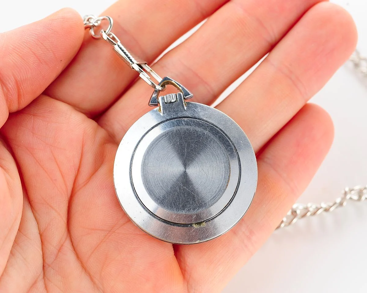 Mechanical Raketa Soviet pocket watch