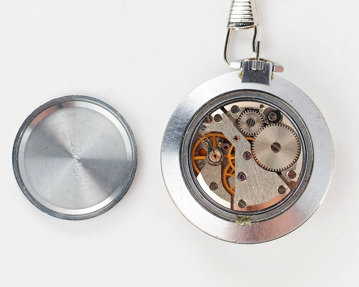 Mechanical Raketa Soviet pocket watch