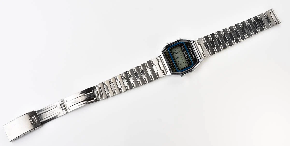 Digital vintage USSR wristwatch Electronika 55 - alarm chronograph