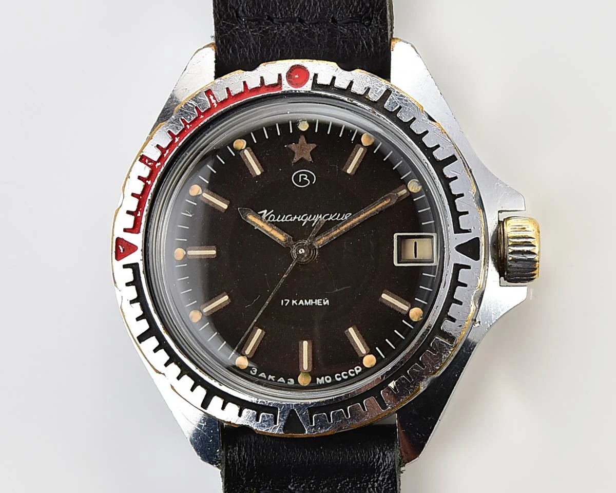 Vostok Komandirskie "Zakaz MO CCCP" limited series watch - rare duo-tone dial! - Image 8