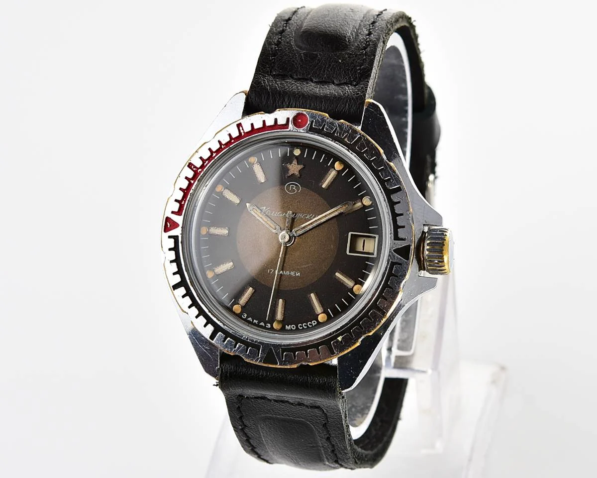 Vostok Komandirskie "Zakaz MO CCCP" limited series watch - rare duo-tone dial!