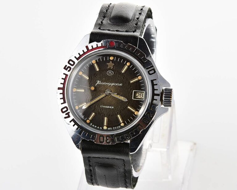 Vostok Komandirskie "Zakaz MO CCCP" limited series watch - rare duo-tone dial!