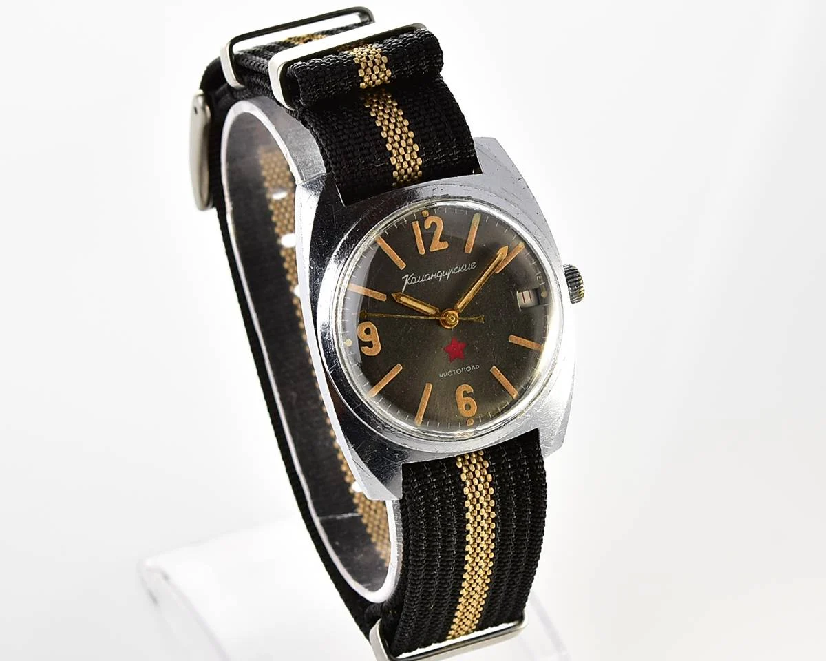 Soviet Vostok Komandirskie mechanical watch - Zakaz MO CCCP!