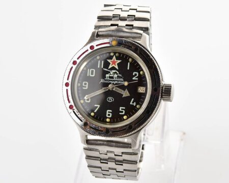 Vostok Komandirskie mechanical watch with automatic self winding movement