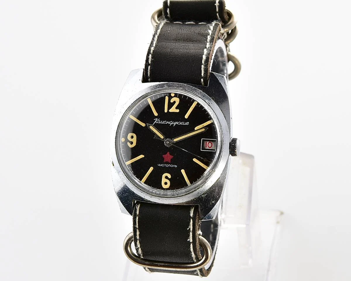 Soviet Vostok Komandirskie mechanical watch - Zakaz MO CCCP!