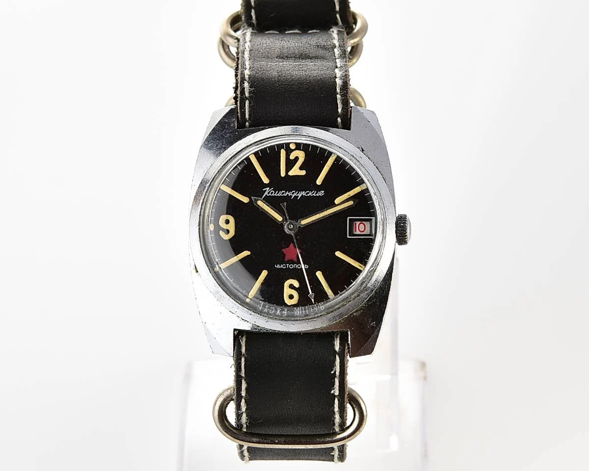 Soviet Vostok Komandirskie mechanical watch - Zakaz MO CCCP!