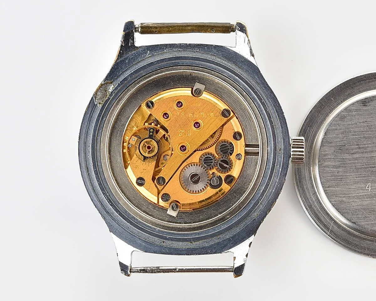 Soviet vintage mechanical watch Luch with NATO nylon strap