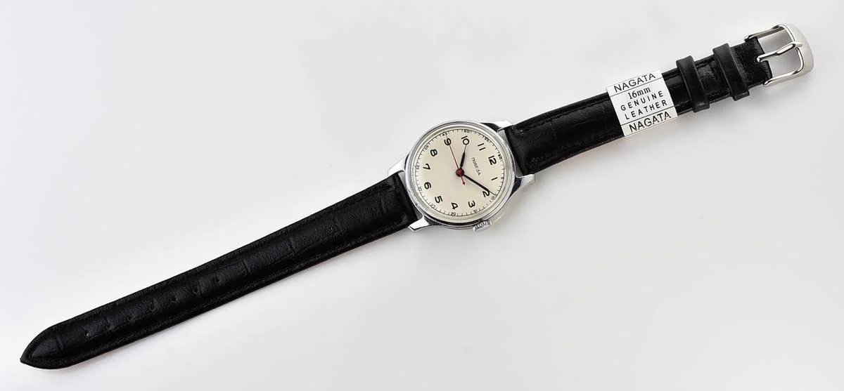 Vintage Soviet Pobeda watch with central seconds hand, 1MChZ from the 1950s