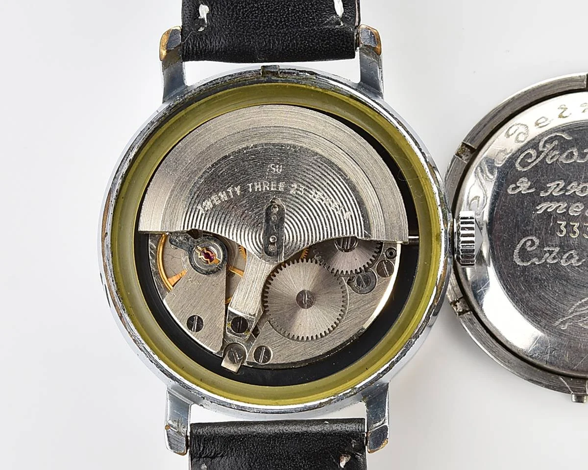 Soviet Poljot mechanical wristwatch with automatic self-winding movement