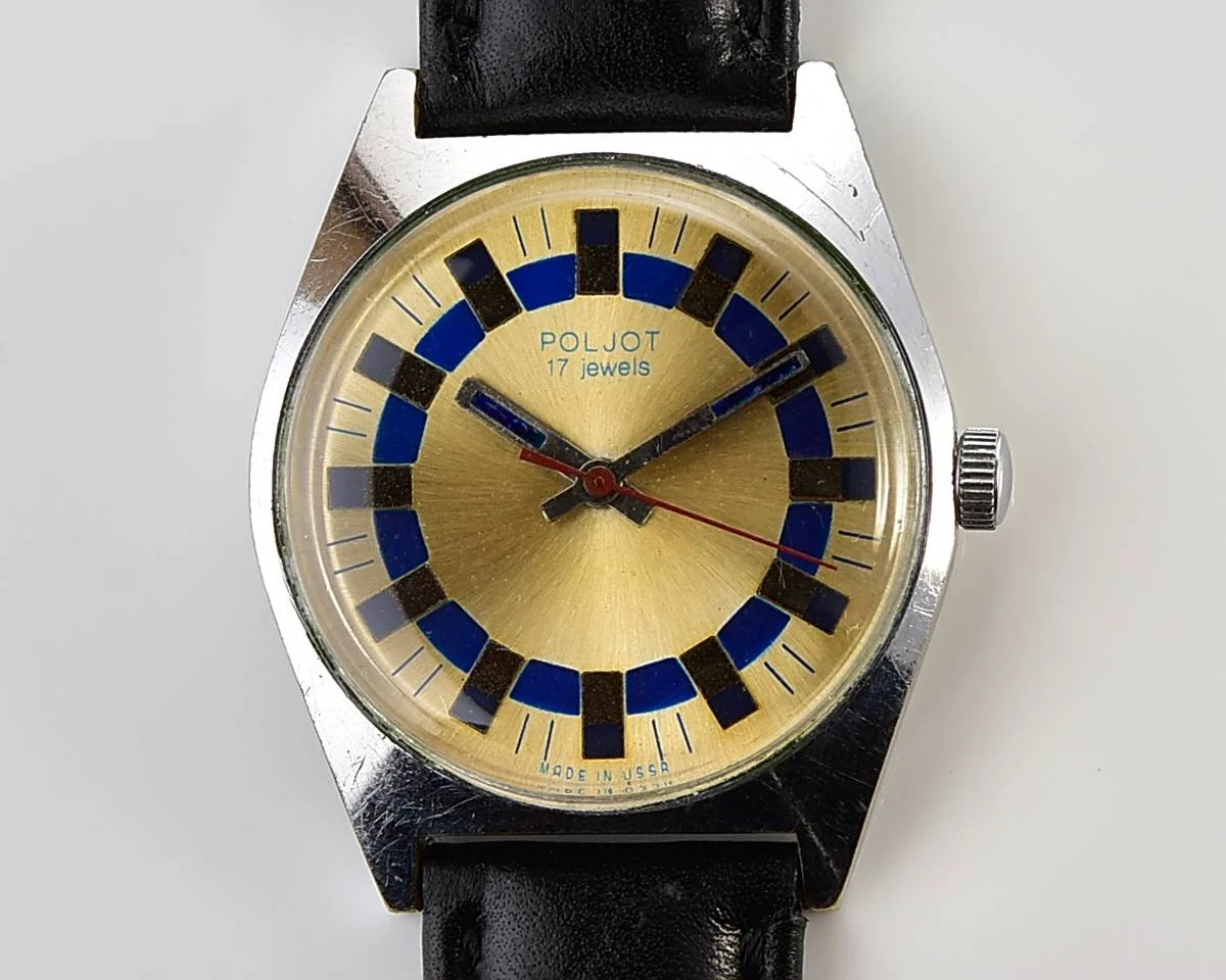 Soviet Poljot mechanical wrist watch