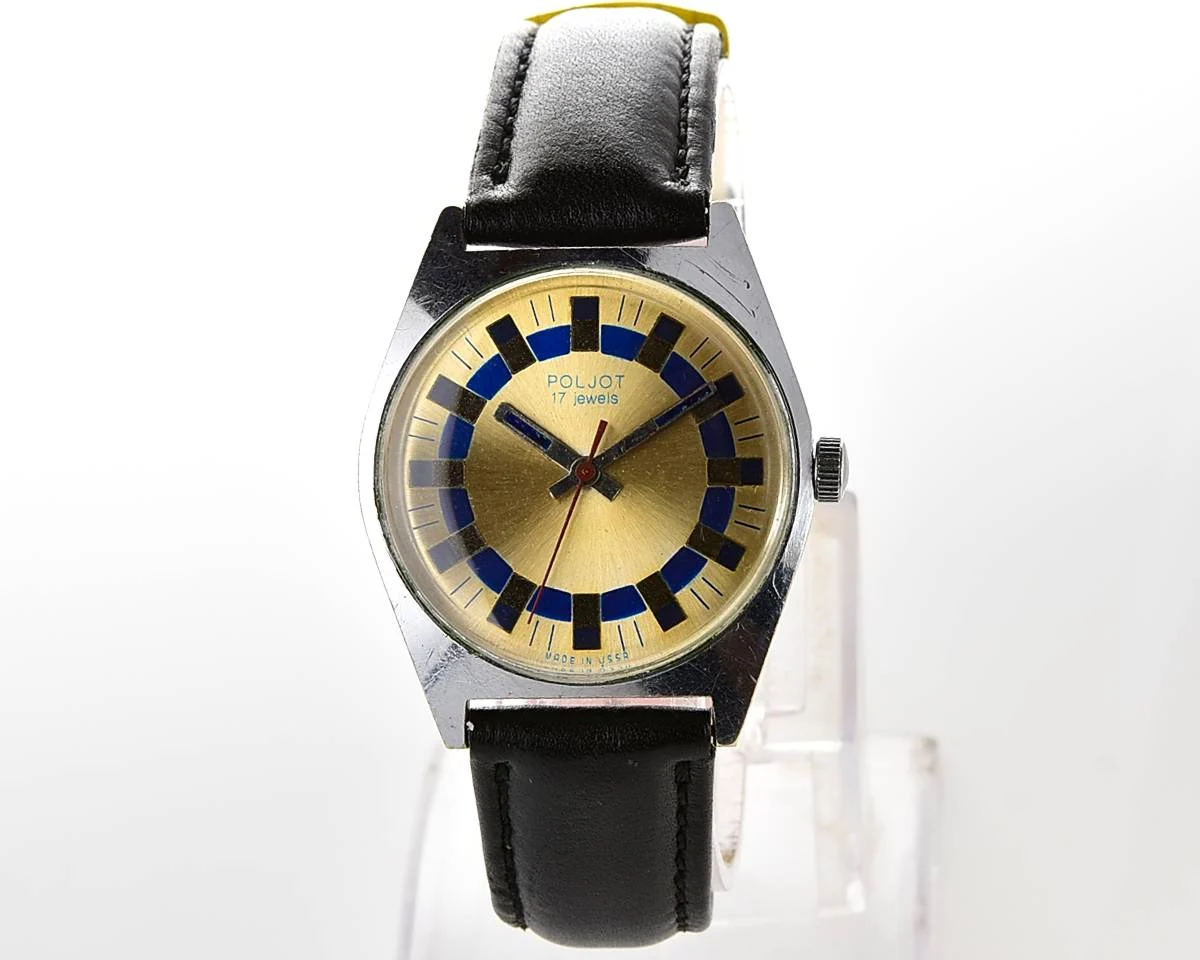 Soviet Poljot mechanical wrist watch