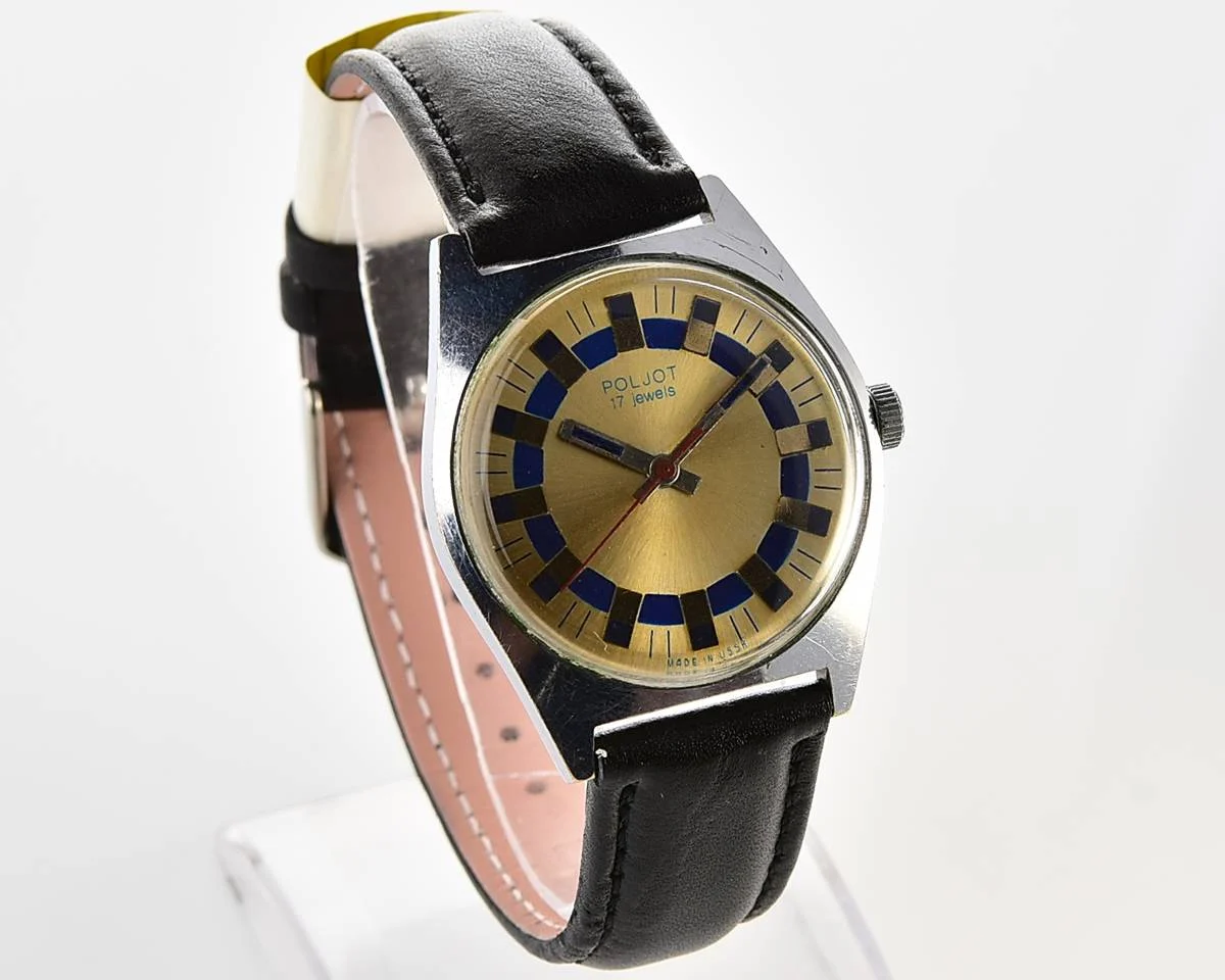 Soviet Poljot mechanical wrist watch