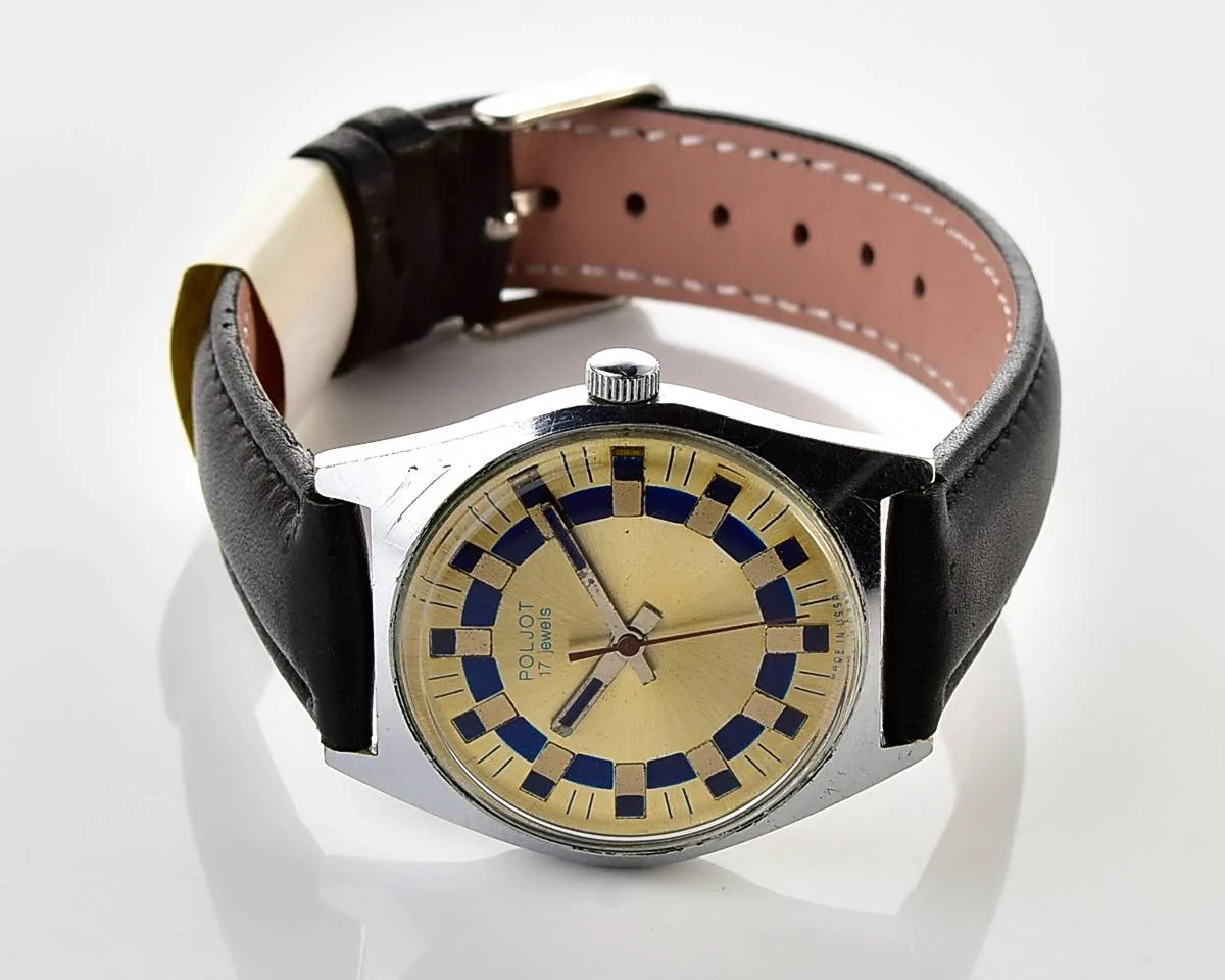 Soviet Poljot mechanical wrist watch