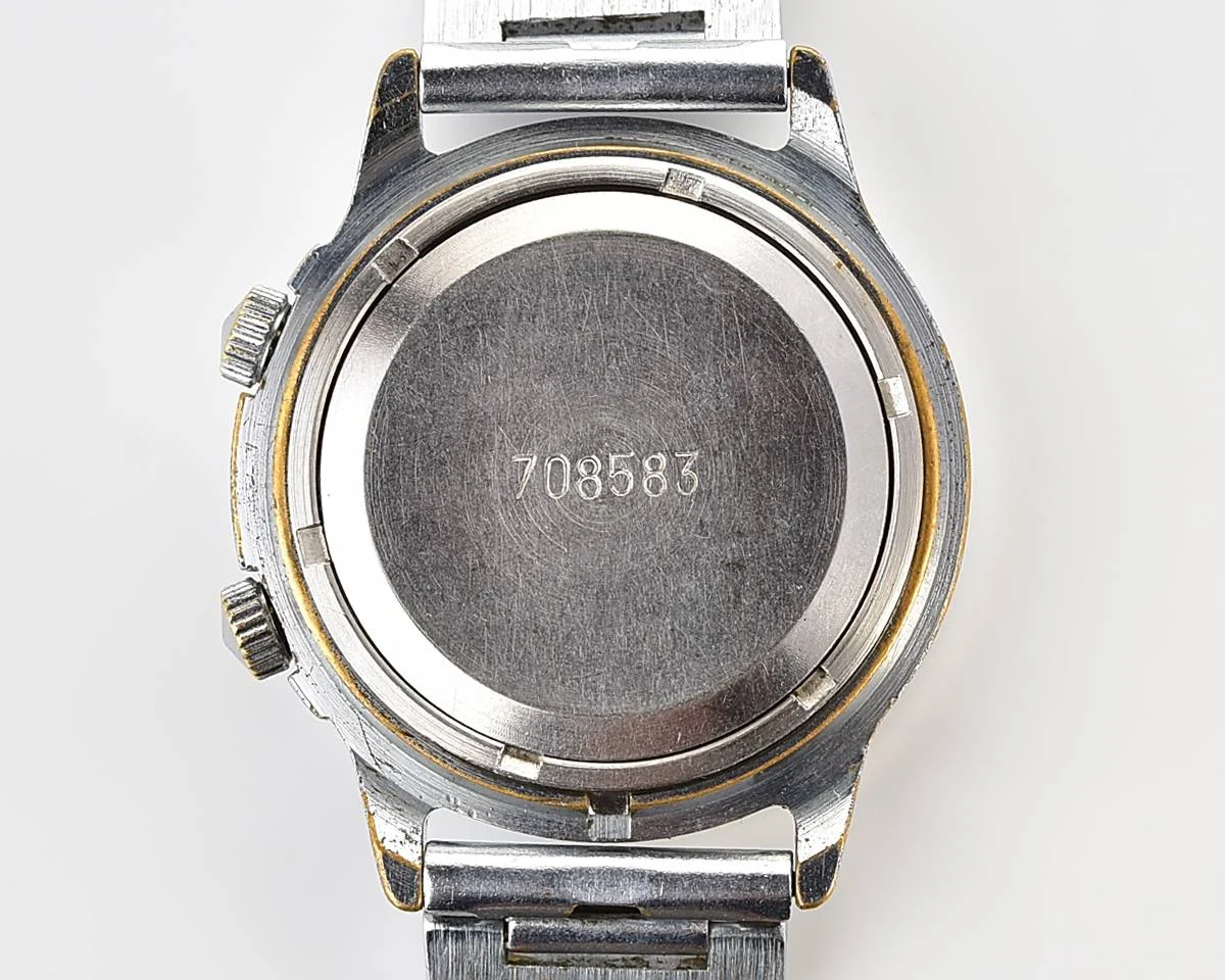 Soviet Poljot-cricket mechanical watch with alarm clock function