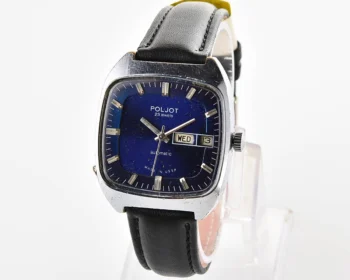 Soviet mechanical Poljot with automatic self-winding movement