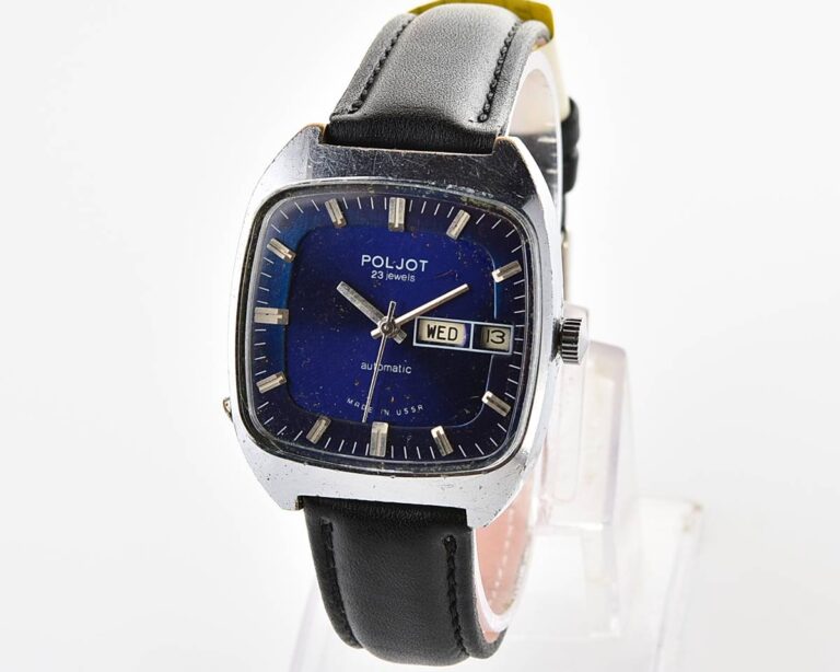 Soviet mechanical POLJOT with automatic self-winding movement