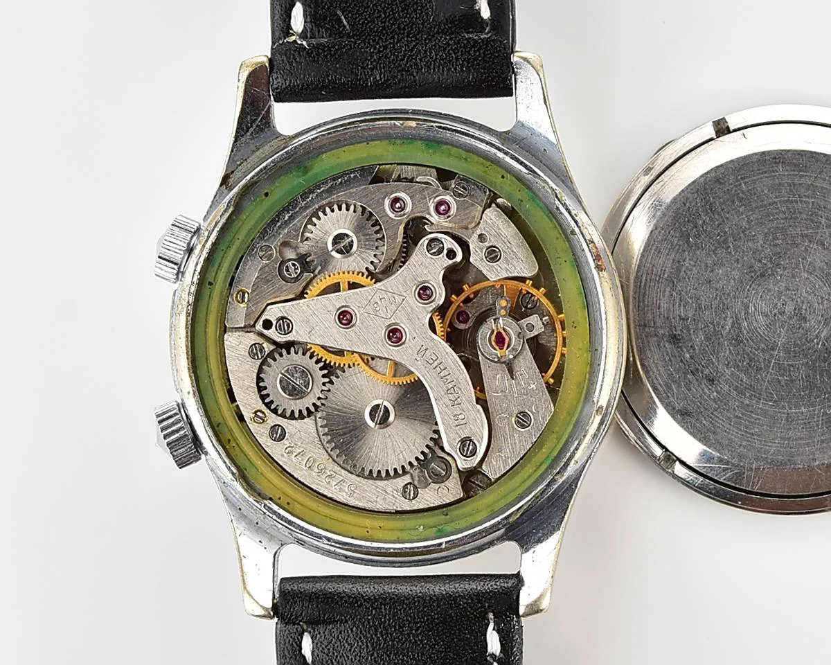 Poljot-Signal vintage mechanical watch with alarm function