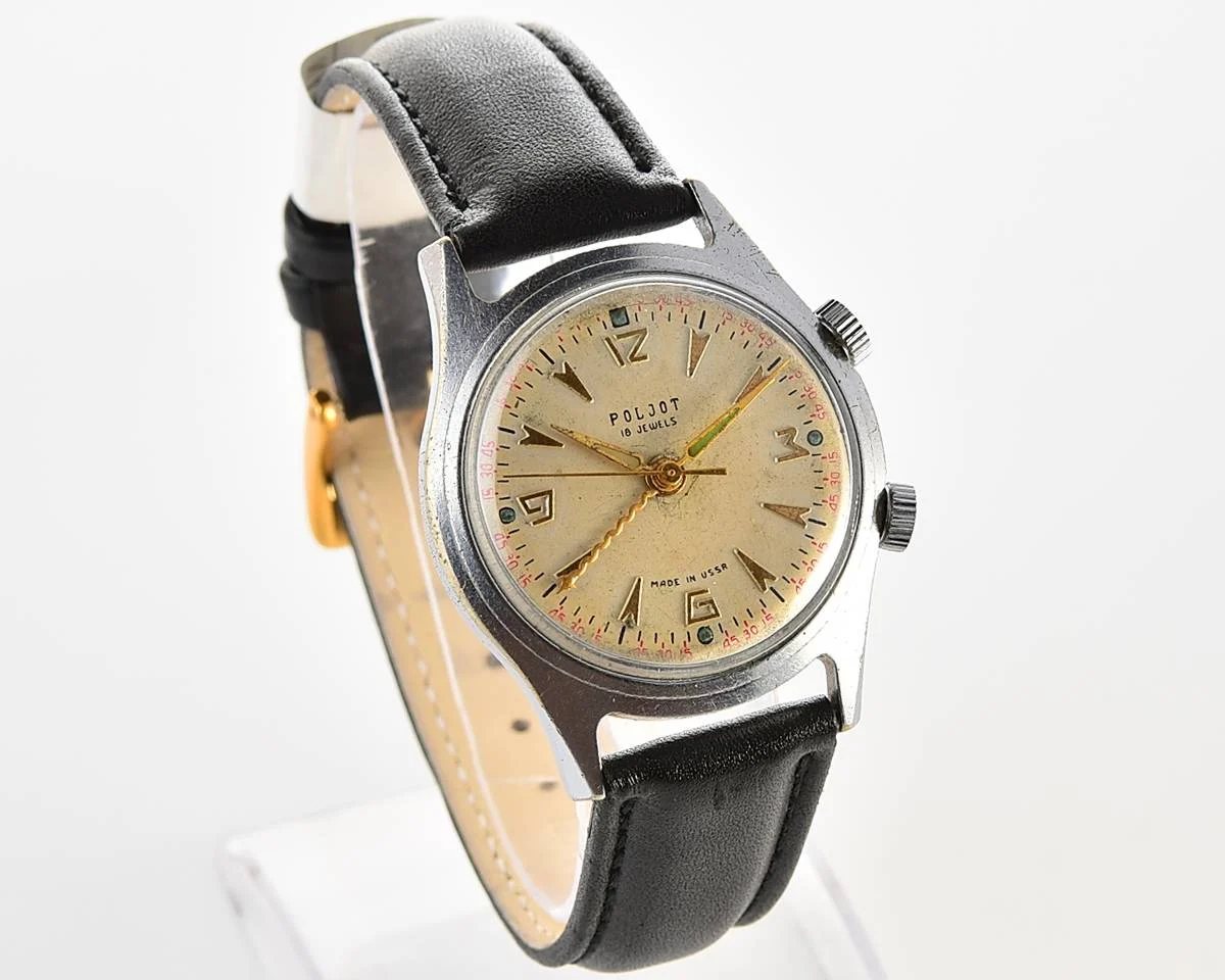 Poljot-Signal vintage mechanical watch with alarm function