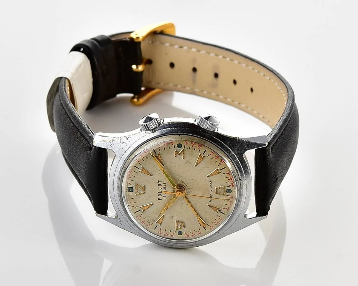 Poljot-Signal vintage mechanical watch with alarm function