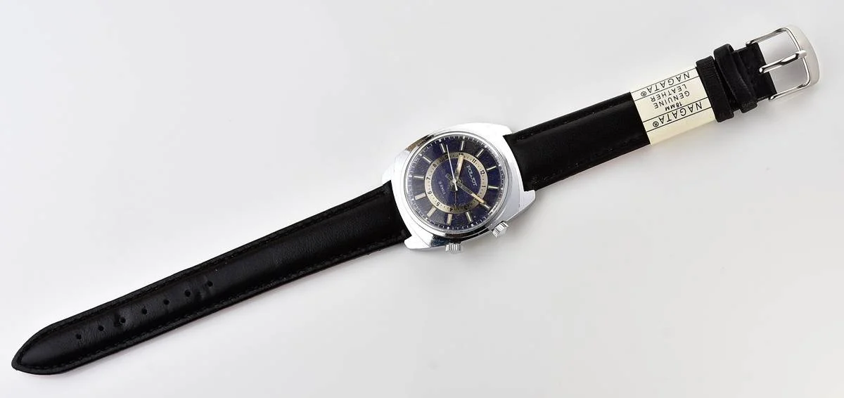 Vintage Soviet Poljot-cricket mechanical watch with alarm function