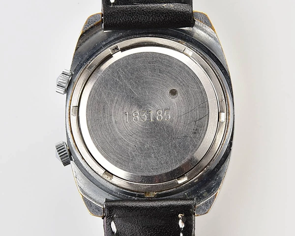 Vintage Soviet Poljot-cricket mechanical watch with alarm function