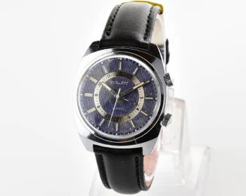 Vintage Soviet Poljot-cricket mechanical watch with alarm function