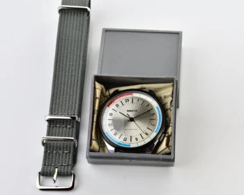 TIME CAPSULE: Soviet vintage mechanical watch Raketa with 24 hours dial, New Old Stock (NOS)!