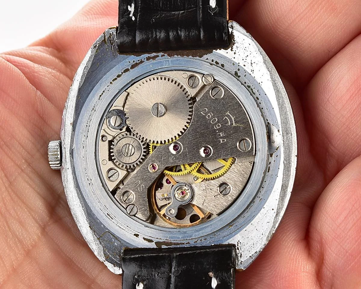 Soviet mechanical Raketa watch "big zero"