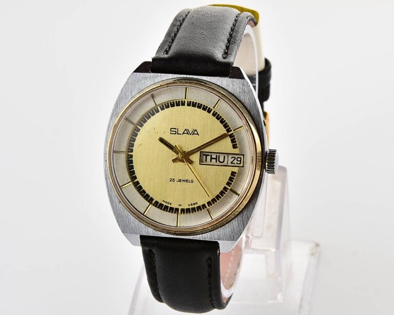 Slava soviet mechanical vintage watch