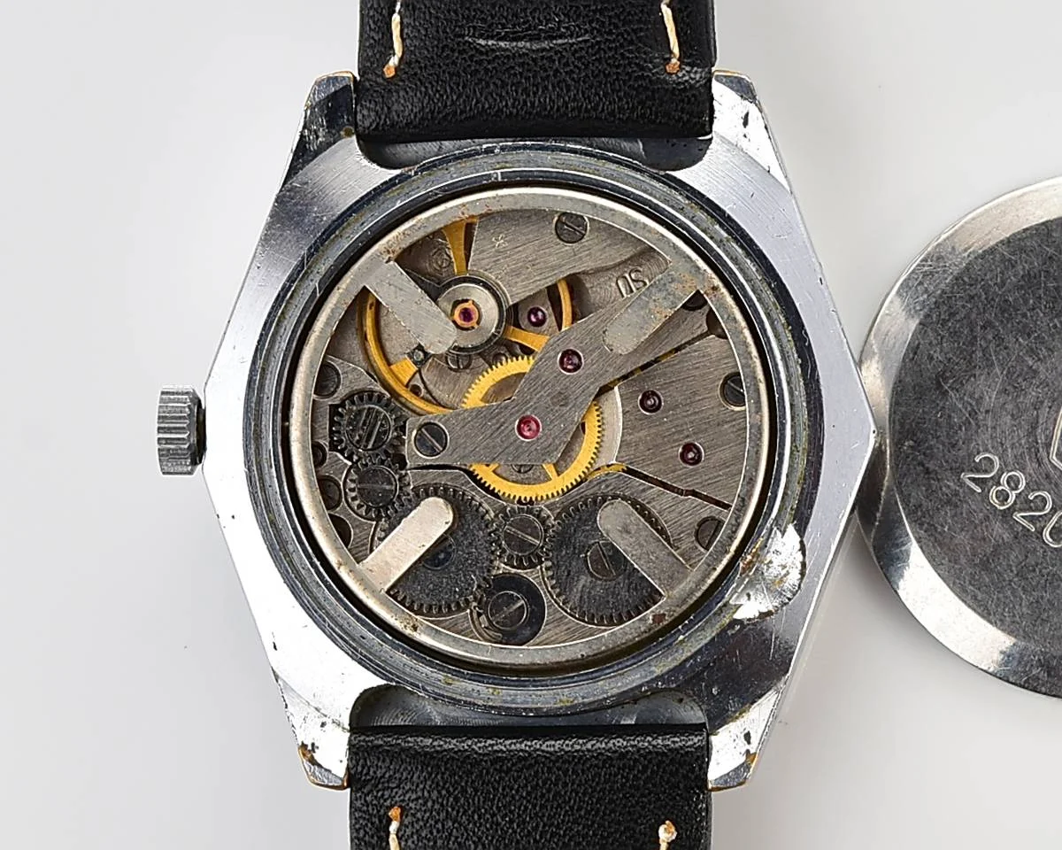 Hexagonal Slava Soviet mechanical vintage watch