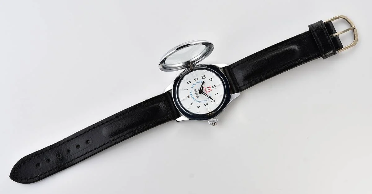 🇺🇦 TIME CAPSULE: Vostok Braille mechanical watch – New Old Stock (NOS)!
