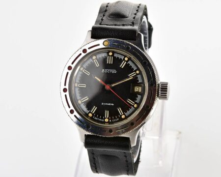 Soviet Vostok Amphibia mechanical watch with automatic self-winding movement