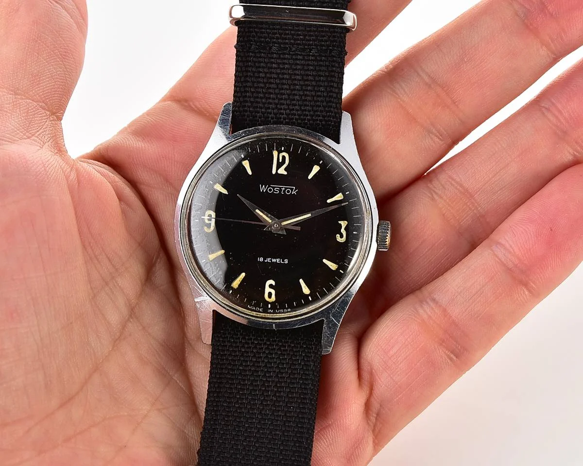 Rare Soviet Vostok Model 401212 military style mechanical watch